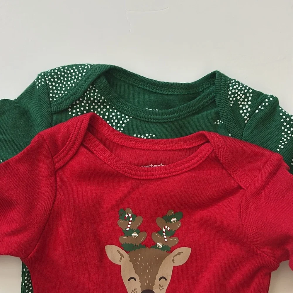 Baby Carter's Christmas Long Sleeve Bodysuit Set